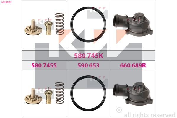 Flansa lichid racire 660 689R KW